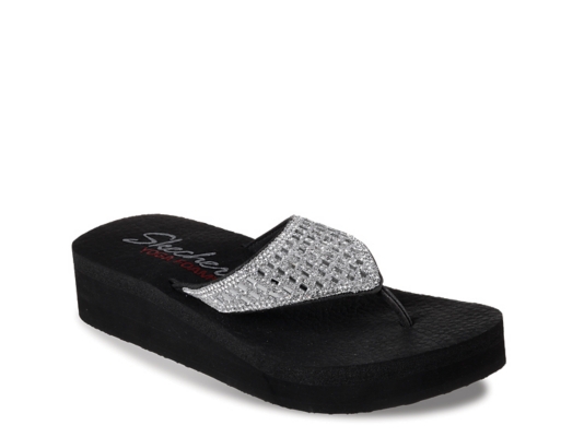 Skechers Cali Vinyasa Wedge Sandal Womens Shoes Dsw