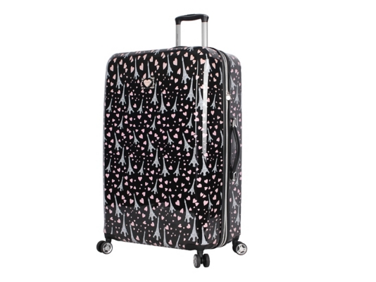 betsey johnson hard shell luggage