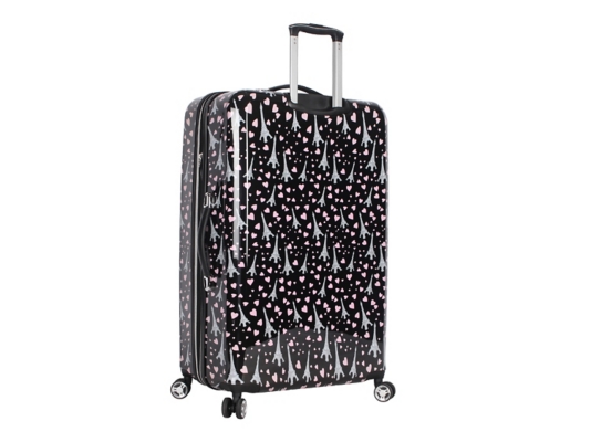 betsey johnson hard shell luggage