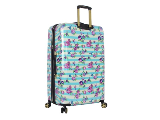 betsey johnson hard shell luggage