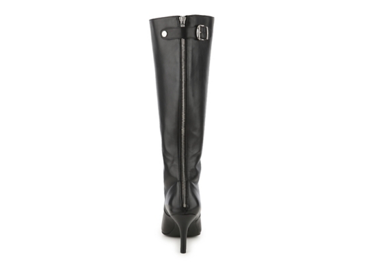 wide calf boots zipper back