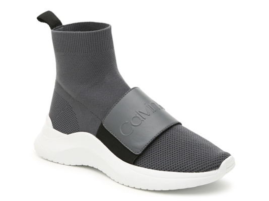 calvin klein uni sock knit sneaker