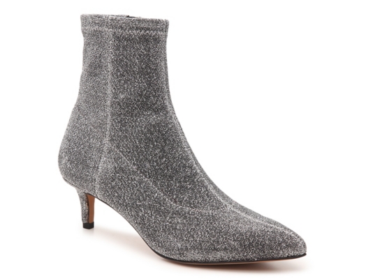 dsw silver booties