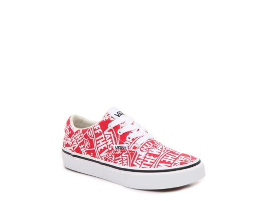 dsw red vans