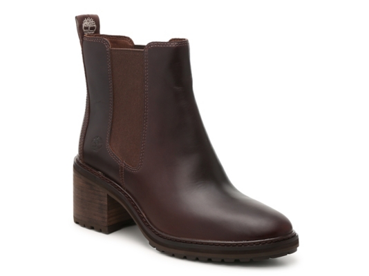 timberland heeled chelsea boots