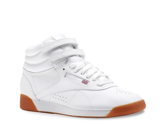 reebok high tops femme beige