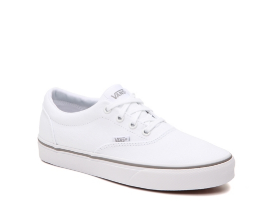 white vans slip ons dsw