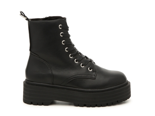 platform combat boots womens