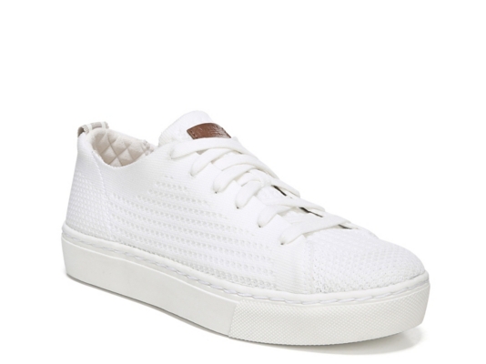 dr scholl's white platform sneakers