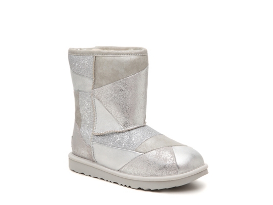 silver booties dsw