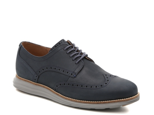 cole haan original grand cognac wingtip oxfords