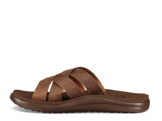 teva voya slide leather