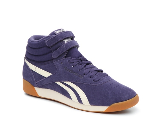 reebok freestyle hi purple