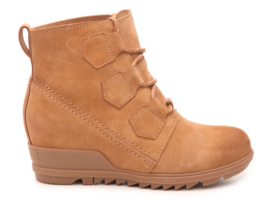 sorel evie wedge bootie