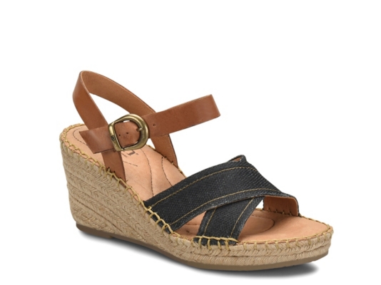 born roald wedge sandal
