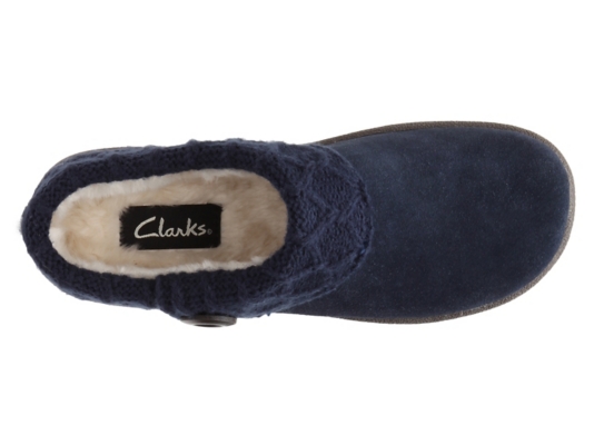 clarks sweater button clog slippers