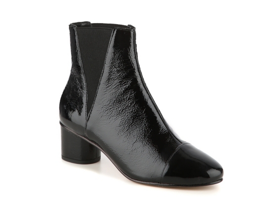 dsw black bootie heels