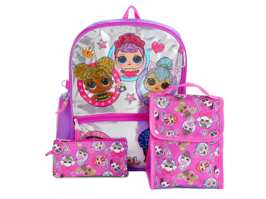 Accessory Innovations LOL Surprise 5-Piece Backpack Set