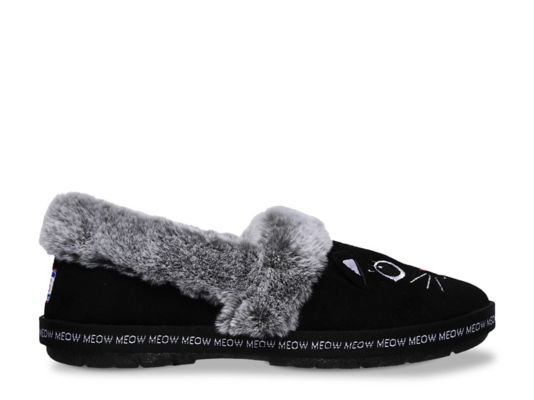 skechers bobs too cozy meow pajamas slipper