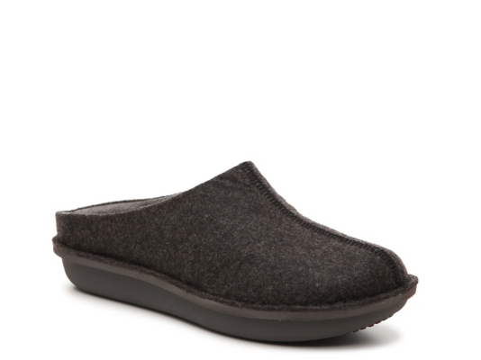 clarks suede scuff slipper