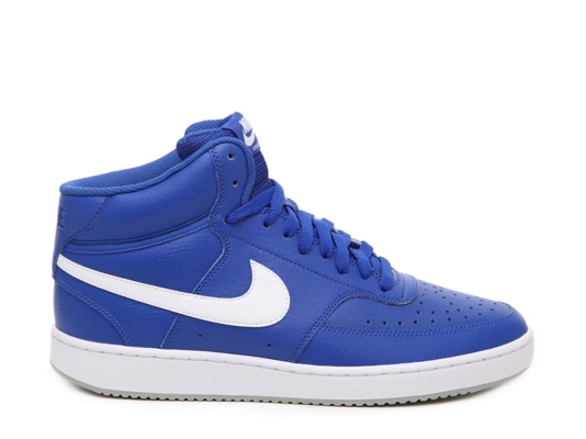 nike court mid blue