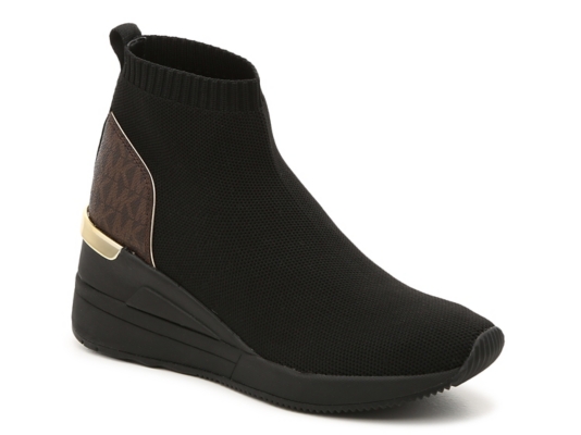 skyler wedge sneaker booties