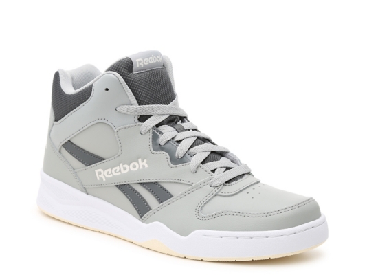grey reebok high tops
