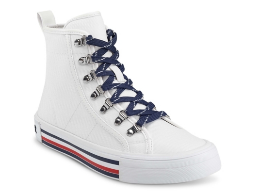 tommy hilfiger white high tops