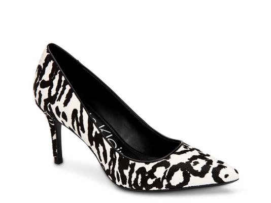 calvin klein gayle pumps leopard