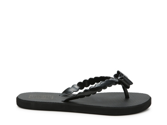 dsw black flip flops