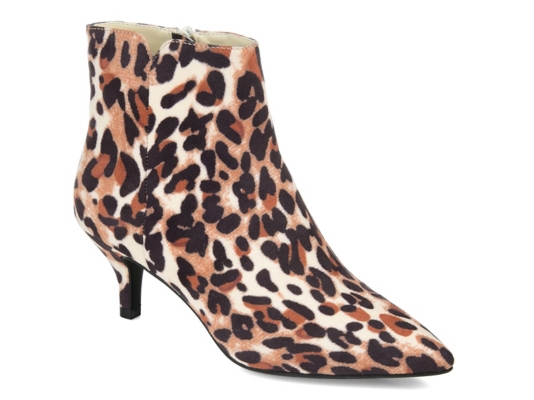 dsw leopard print booties