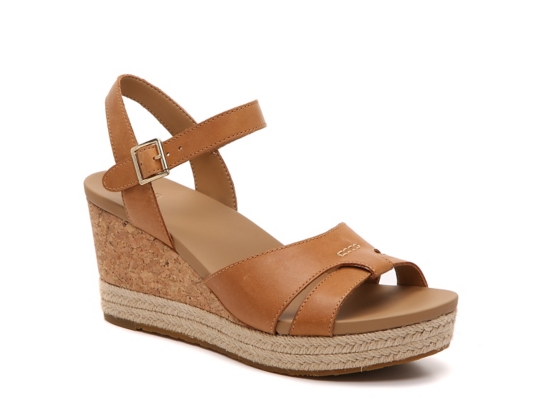 UGG Cloverdale Espadrille Wedge Sandal Women's Shoes DSW