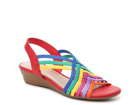 dsw wedge flip flops