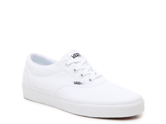 dsw white slip on vans