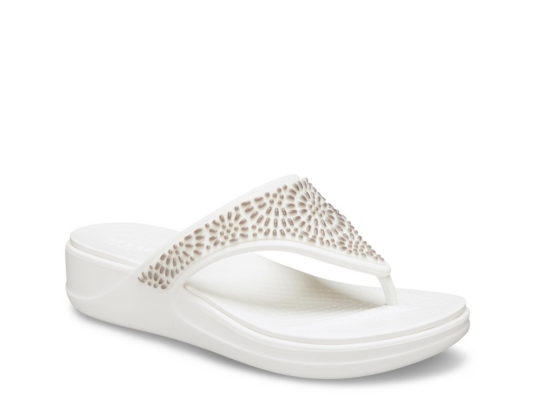black diamante flip flops