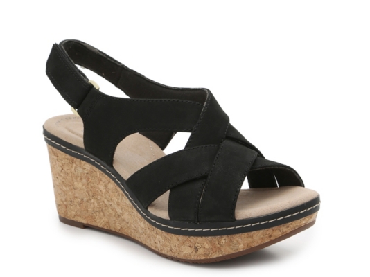 dsw clarks wedges