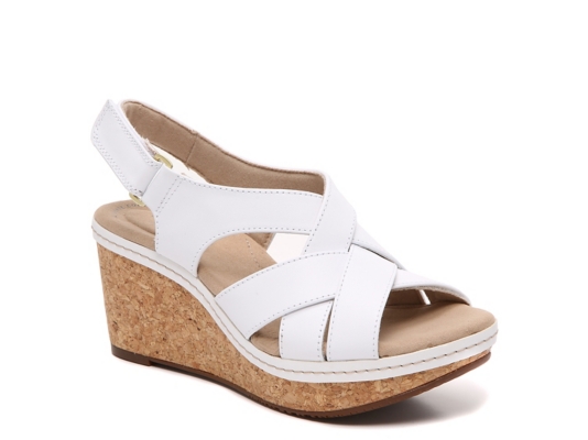 clark wedge sandals on sale