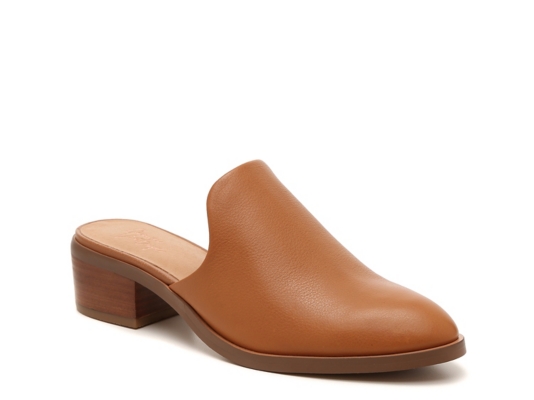 mule shoes block heel
