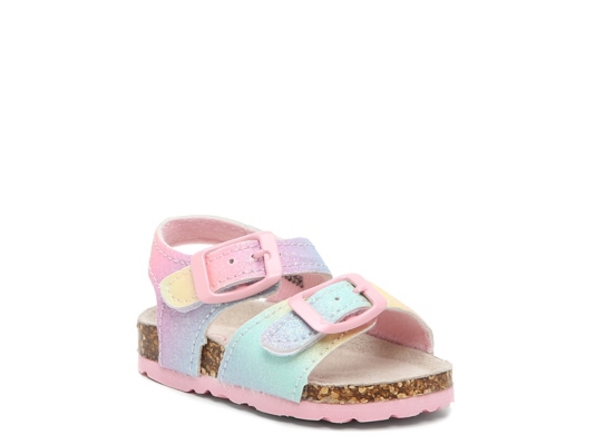 rainbow flip flops dsw