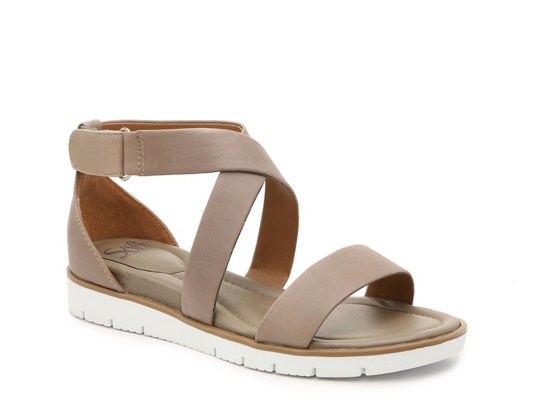 sofft reston smooth sandal black