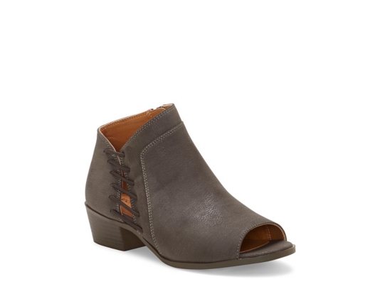silver booties dsw