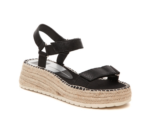 black wedge sandals low heel