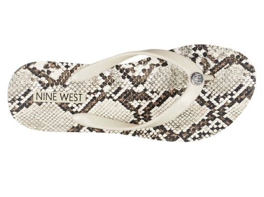 nine west flip flops