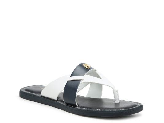 tommy hilfiger silver sandals