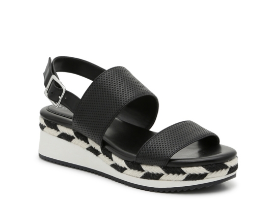 dsw white wedge sandals