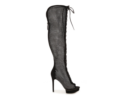 madia over the knee platform boot
