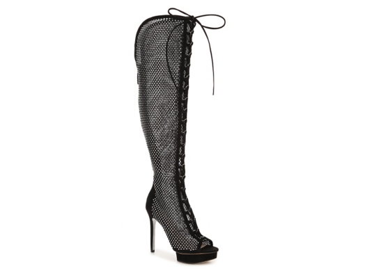 madia over the knee platform boot