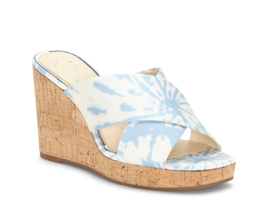 jessica simpson seena wedge clear