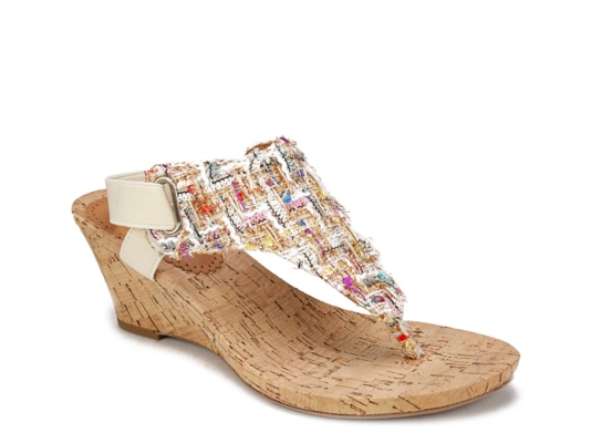 white mountain all good wedge sandals