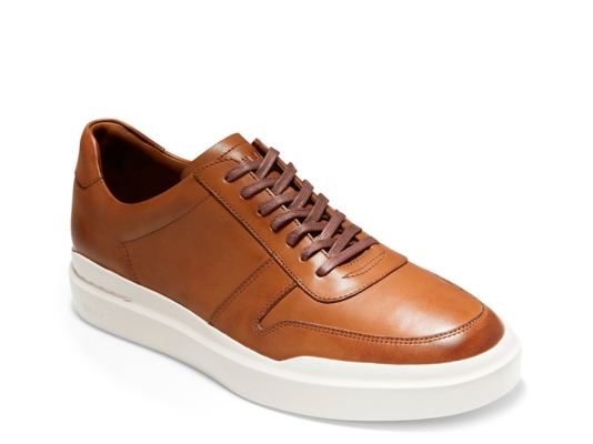 cole haan grandpro cognac sneakers